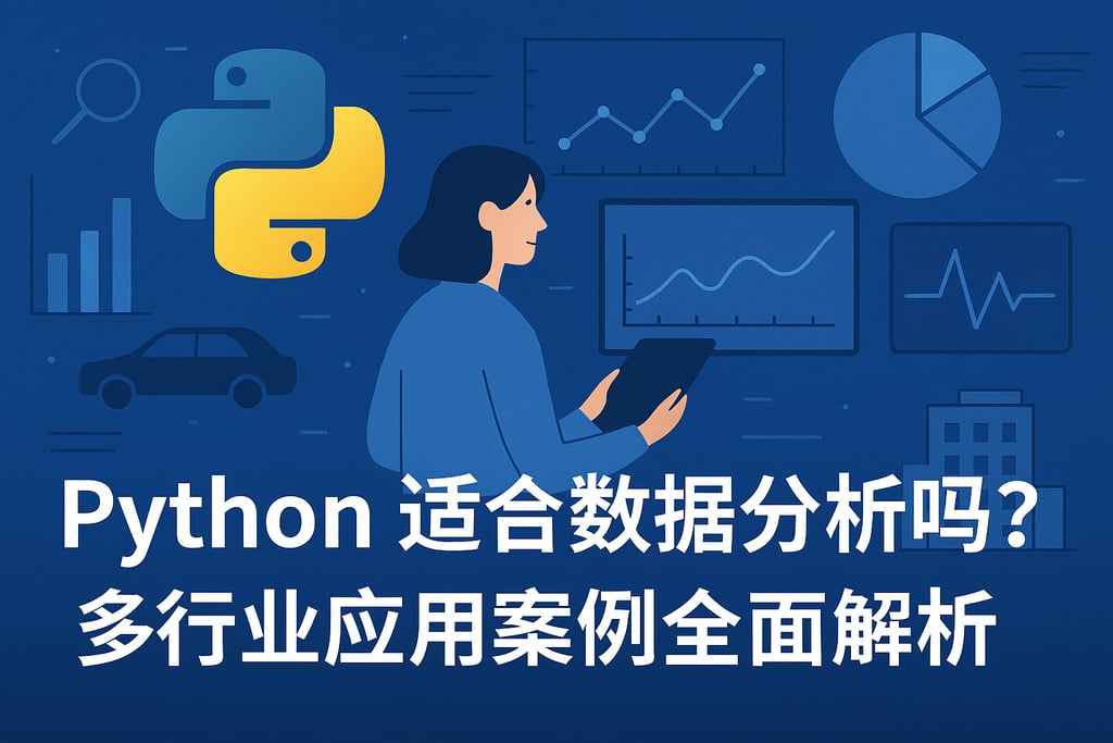 Python适合数据分析吗？多行业应用案例全面解析