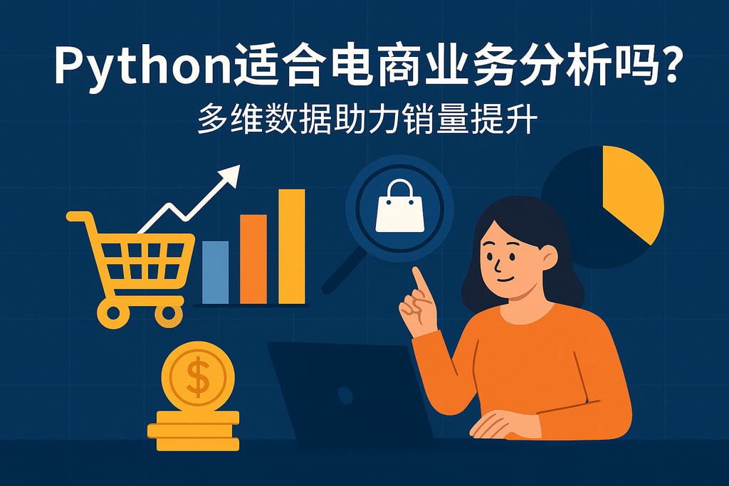 Python适合电商业务分析吗？多维数据助力销量提升