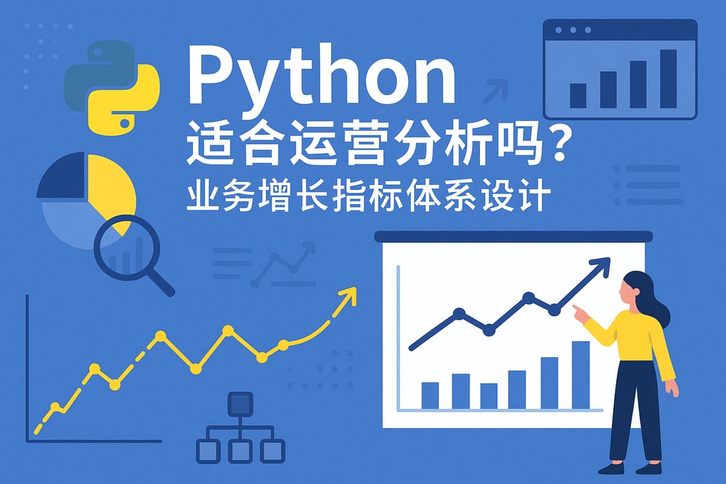 Python适合运营分析吗？业务增长指标体系设计