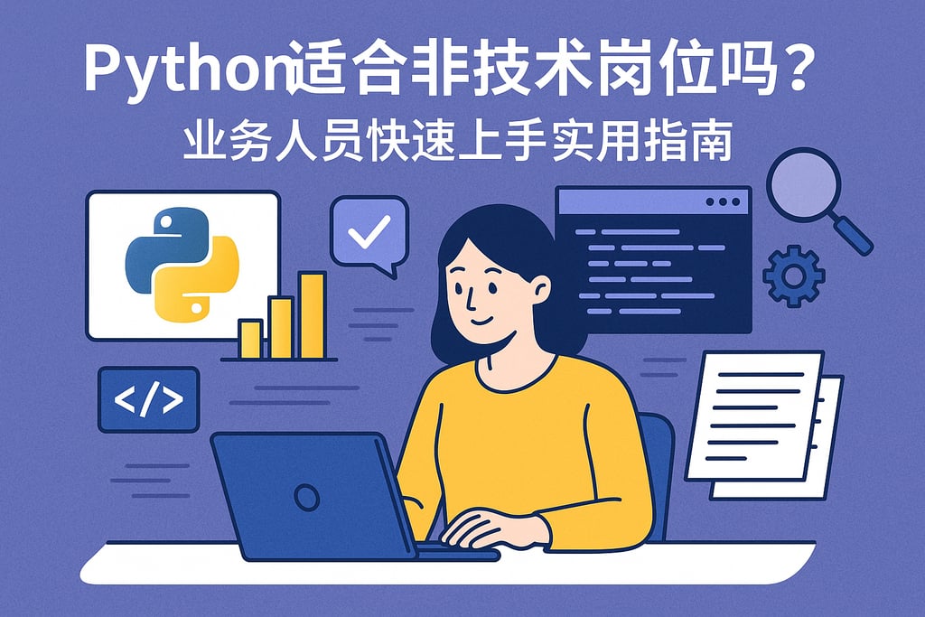 Python适合非技术岗位吗？业务人员快速上手实用指南