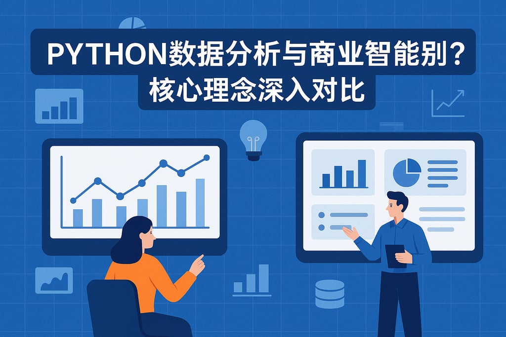 python数据分析与商业智能区别？核心理念深入对比