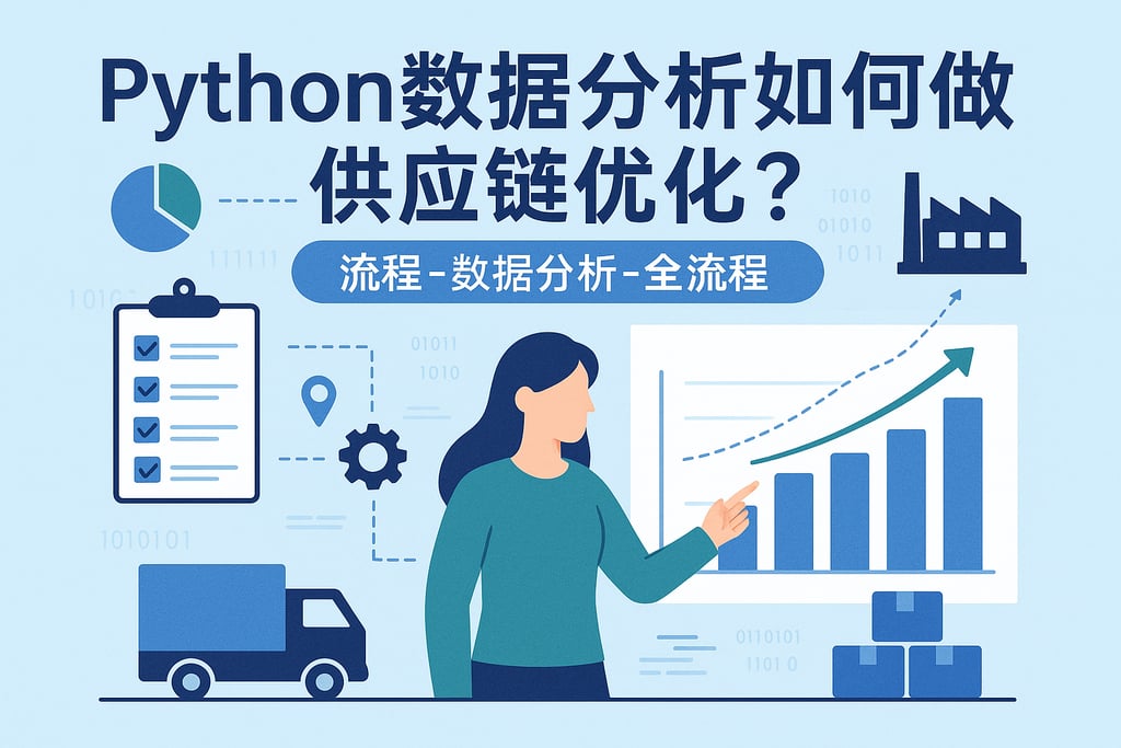 python数据分析如何做供应链优化？流程数据分析全流程
