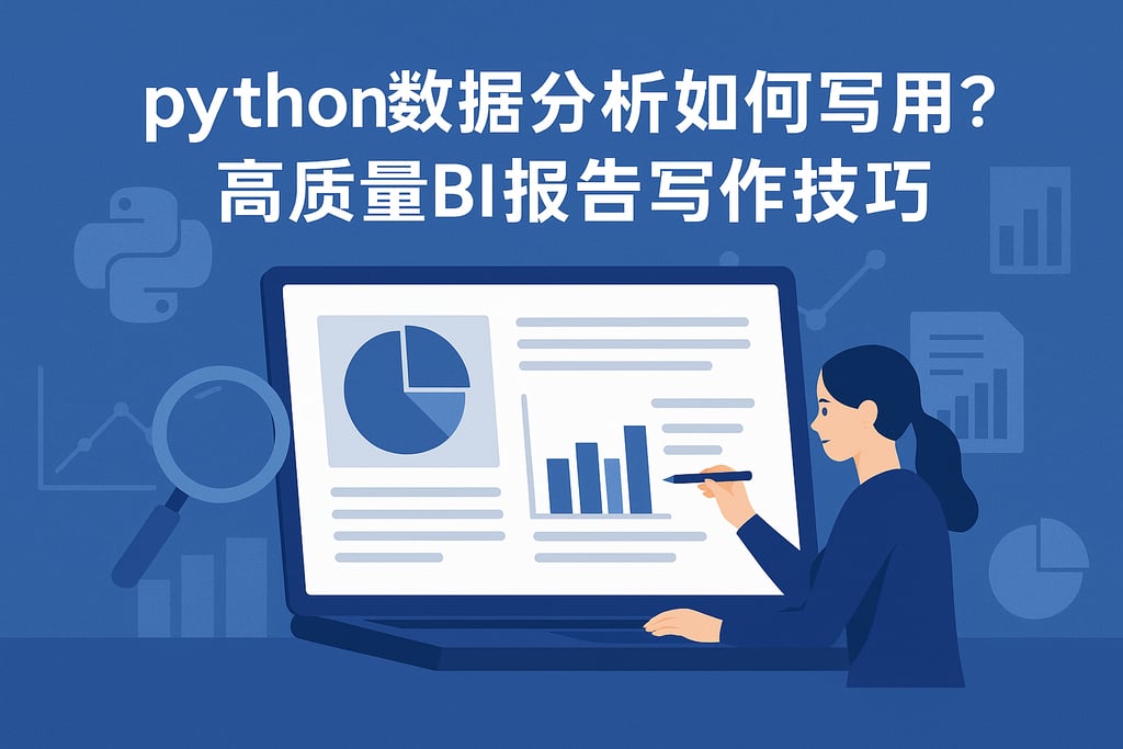 python数据分析如何写报告？高质量BI报告写作技巧