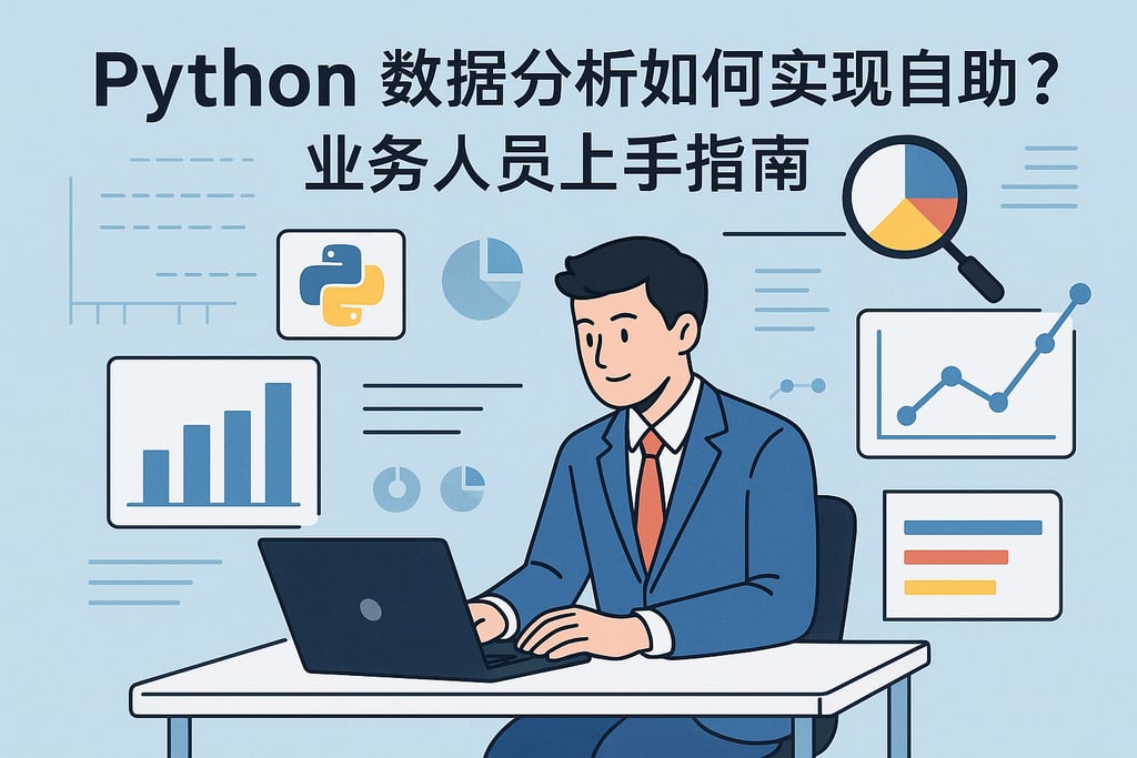 python数据分析如何实现自助分析？业务人员上手指南