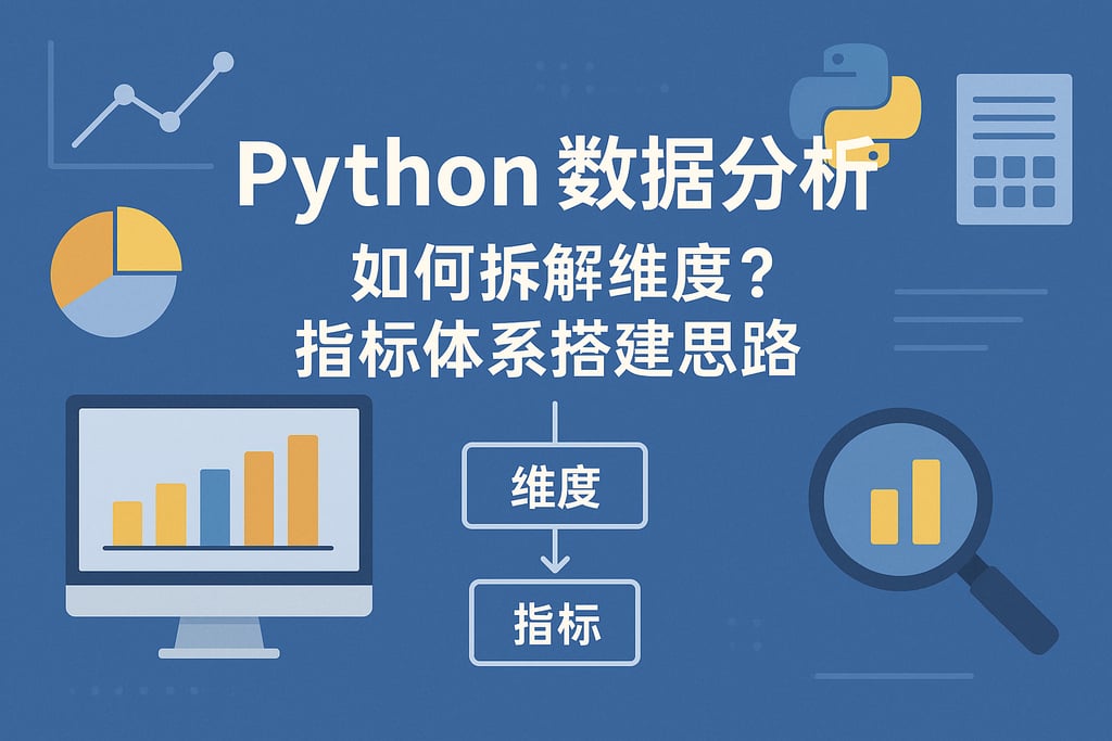 python数据分析如何拆解维度？指标体系搭建思路