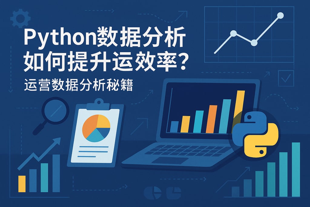 python数据分析如何提升运营效率？运营数据分析秘籍