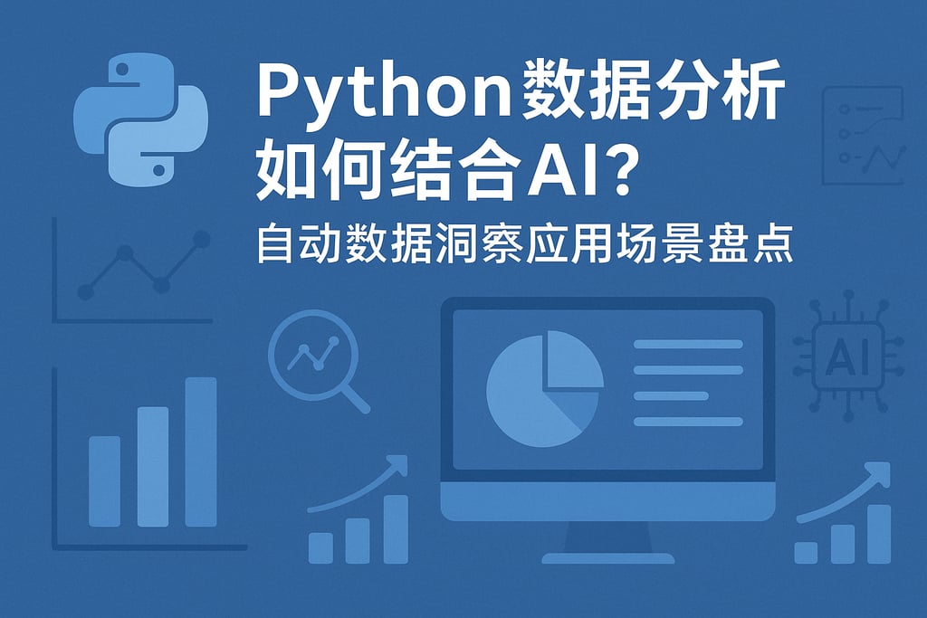python数据分析如何结合AI？自动数据洞察应用场景盘点