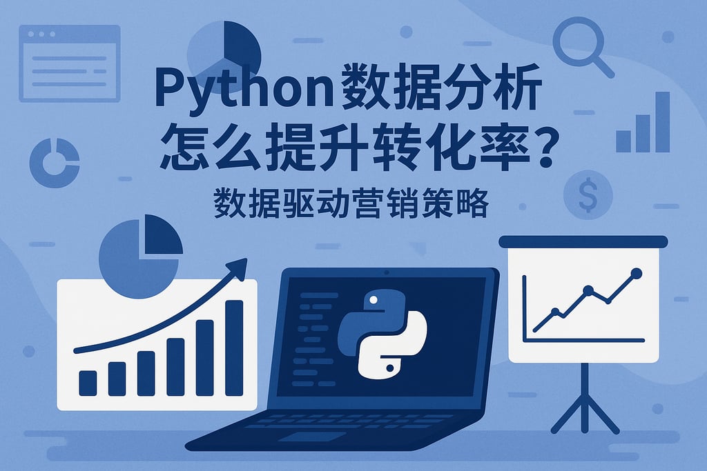 python数据分析怎么提升转化率？数据驱动营销策略