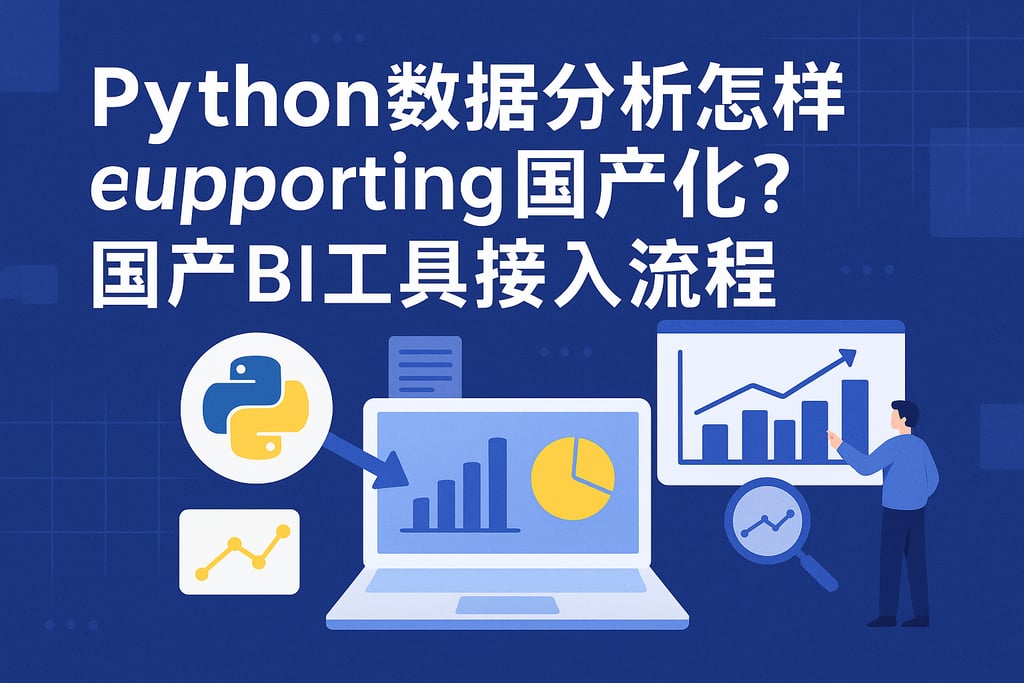 python数据分析怎样支持国产化？国产BI工具接入流程