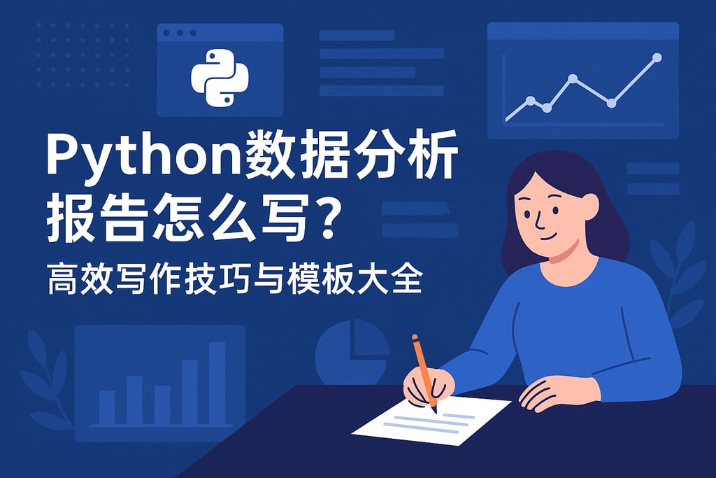 python数据分析报告怎么写？高效写作技巧与模板大全
