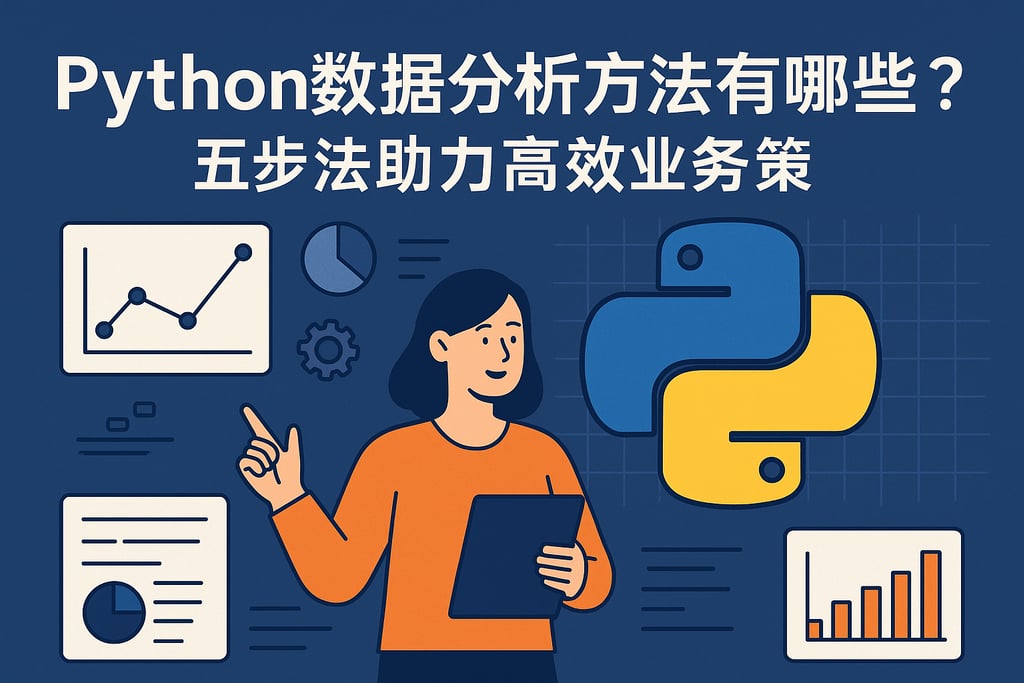 python数据分析方法有哪些？五步法助力高效业务决策