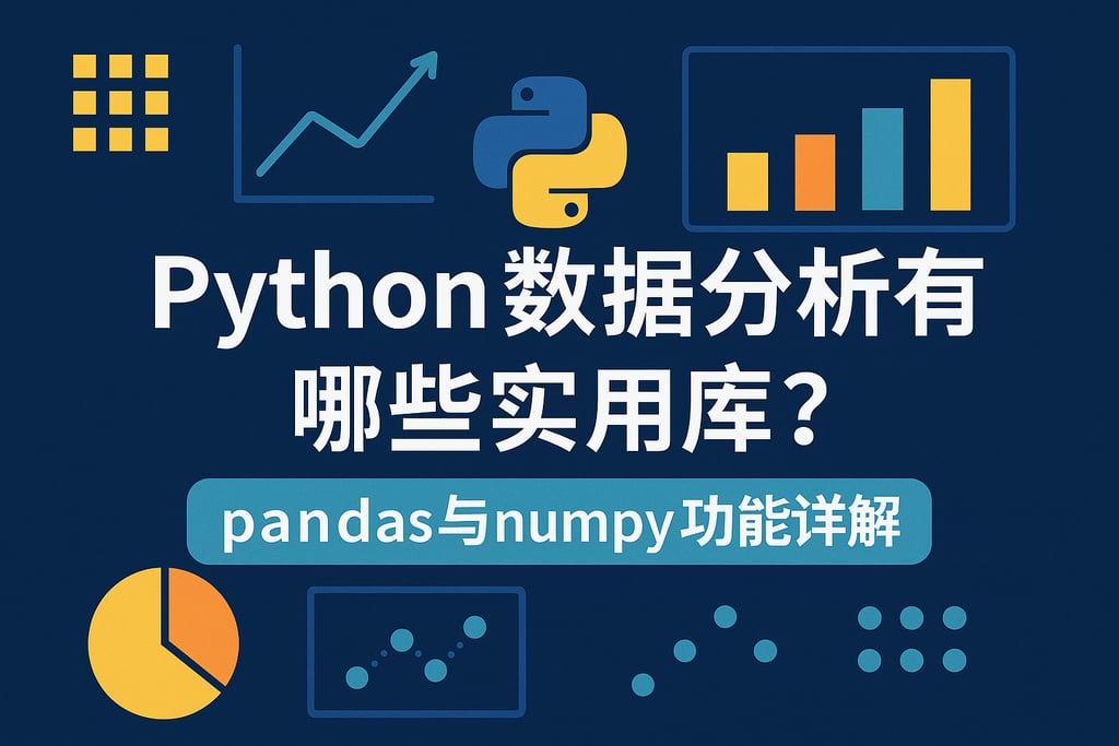 python数据分析有哪些实用库？pandas与numpy功能详解