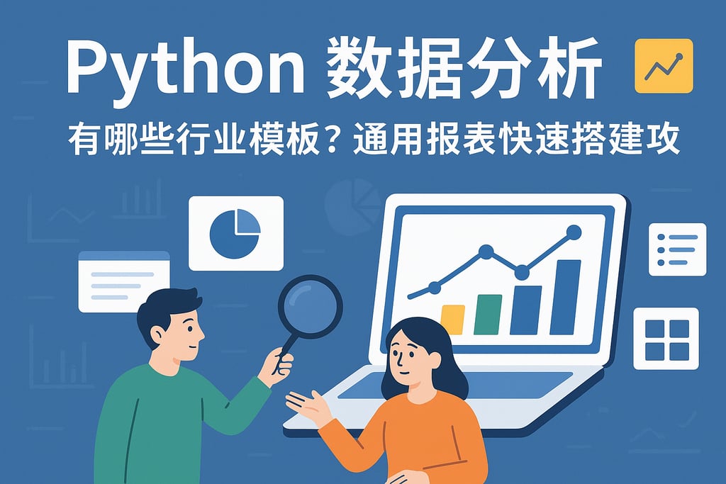 python数据分析有哪些行业模板？通用报表快速搭建攻略