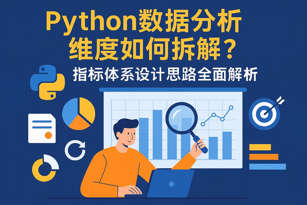 python数据分析维度如何拆解？指标体系设计思路全面解析