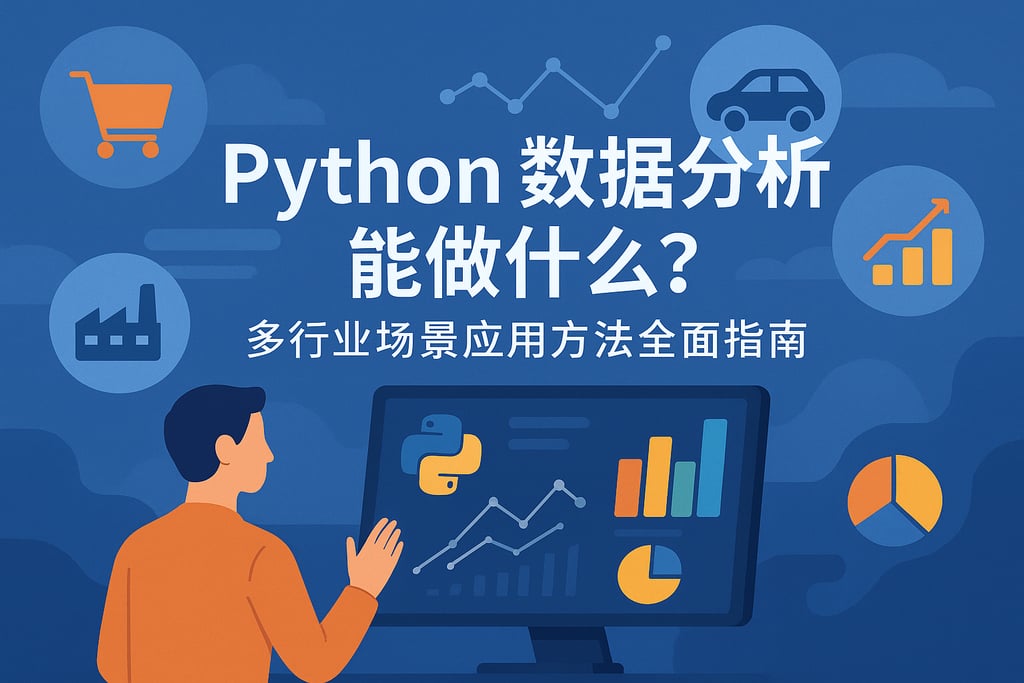 python数据分析能做什么？多行业场景应用方法全面指南