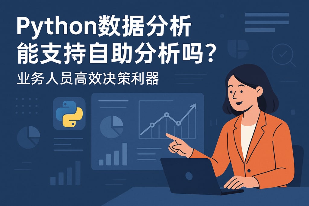 python数据分析能支持自助分析吗？业务人员高效决策利器