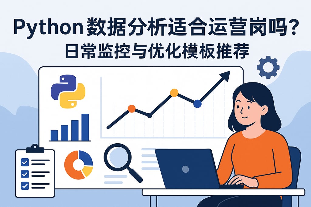 python数据分析适合运营岗吗？日常监控与优化模板推荐