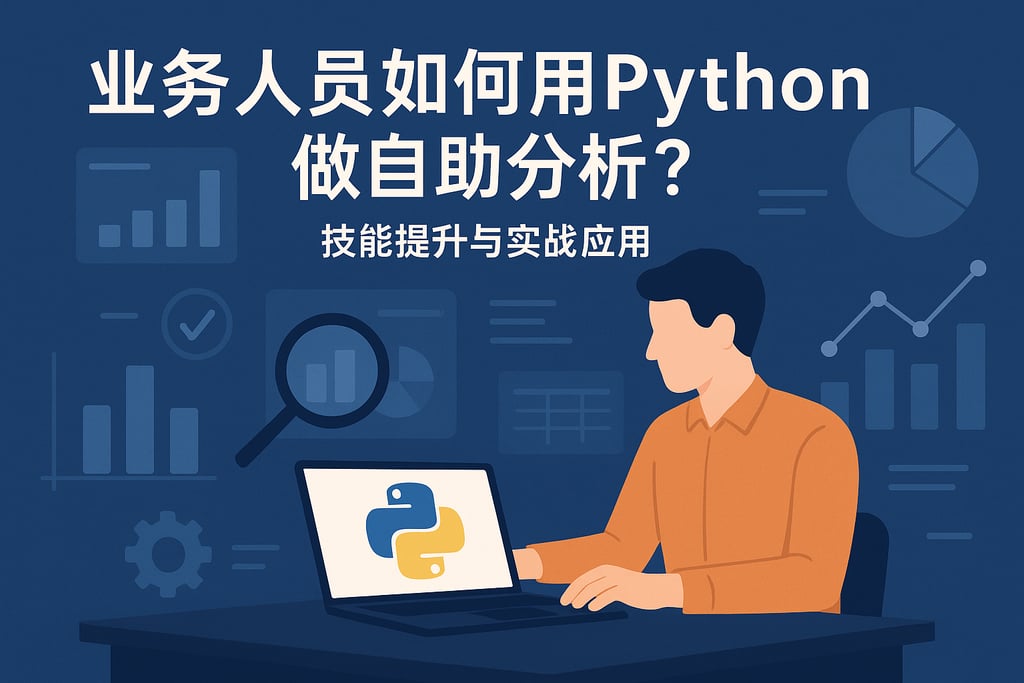 业务人员如何用Python做自助分析？技能提升与实战应用