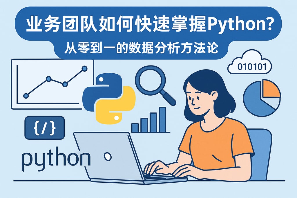 业务团队如何快速掌握Python？从零到一的数据分析方法论