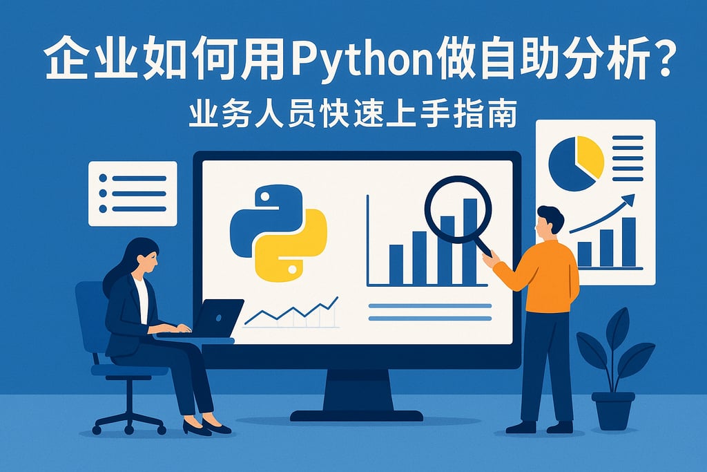 企业如何用Python做自助分析？业务人员快速上手指南