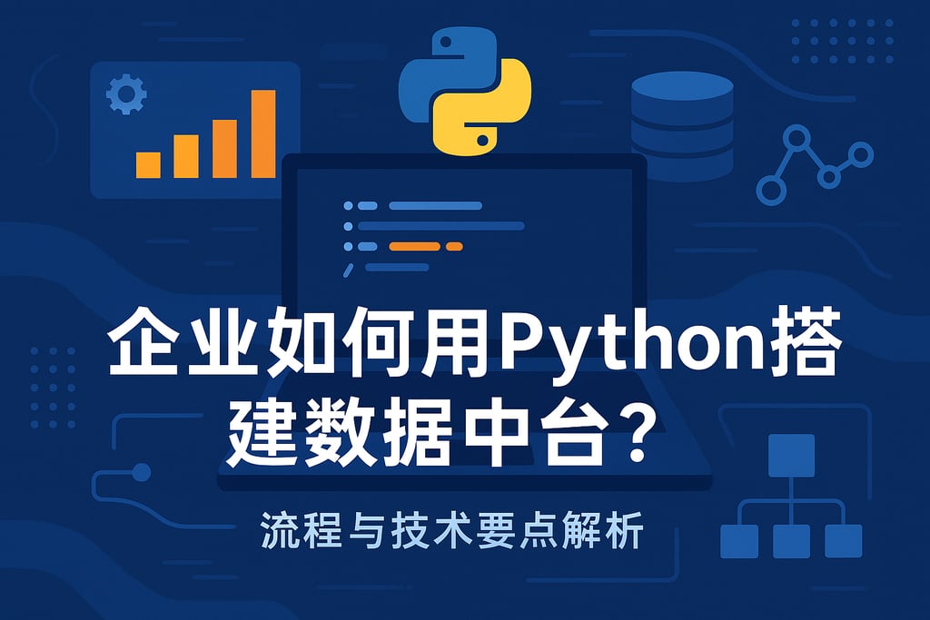企业如何用Python搭建数据中台？流程与技术要点解析