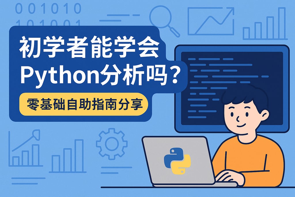 初级人员能学会Python分析吗？零基础自助指南分享