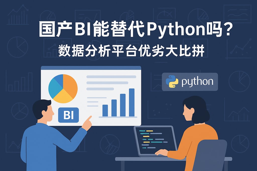 国产BI能替代Python吗？数据分析平台优劣大比拼