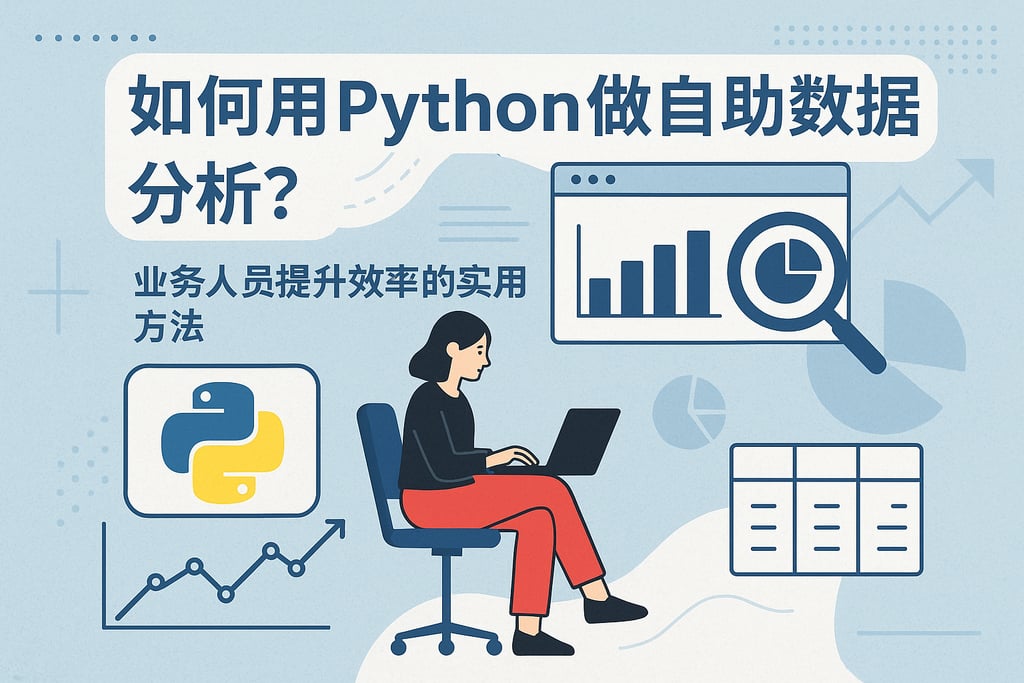 如何用Python做自助数据分析？业务人员提升效率的实用方法