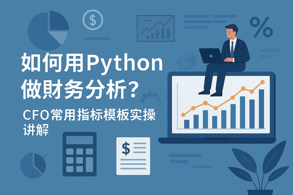 如何用Python做财务分析？CFO常用指标模板实操讲解