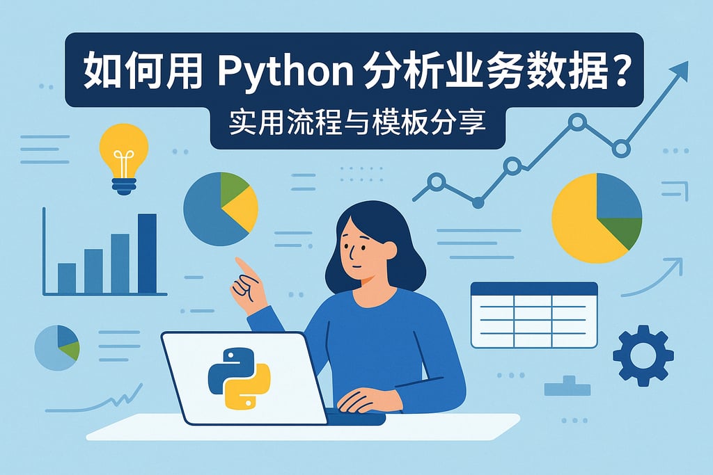 如何用Python分析业务数据？实用流程与模板分享