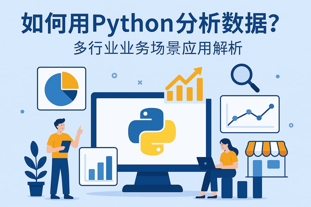 如何用Python分析数据？多行业业务场景应用解析
