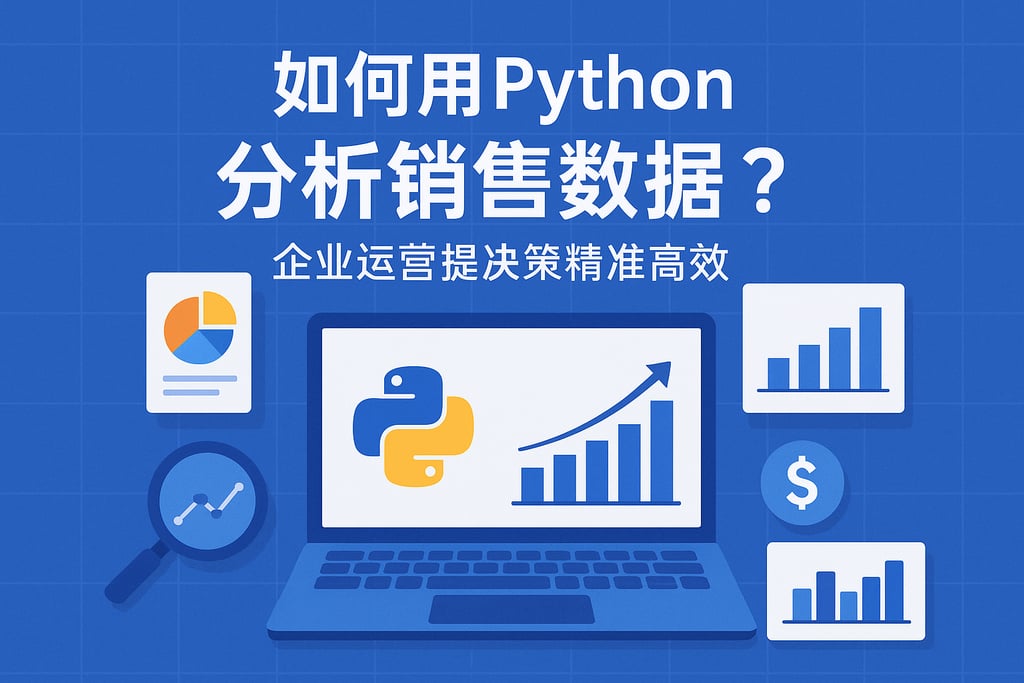 如何用Python分析销售数据？企业运营决策精准高效