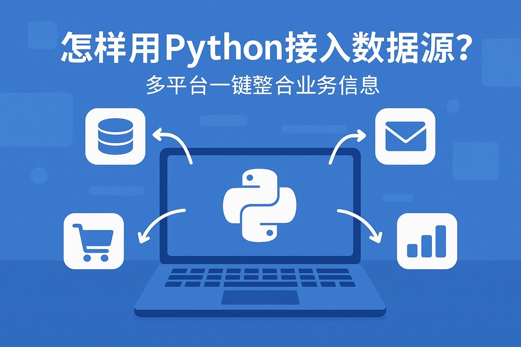 怎样用Python接入数据源？多平台一键整合业务信息