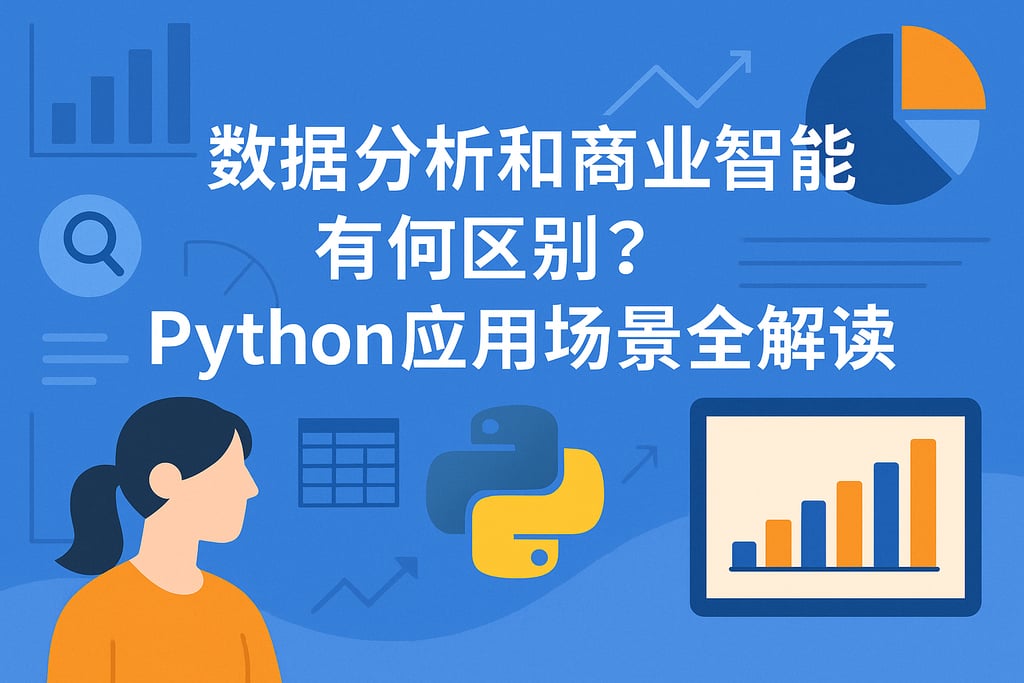 数据分析和商业智能有何区别？Python应用场景全解读