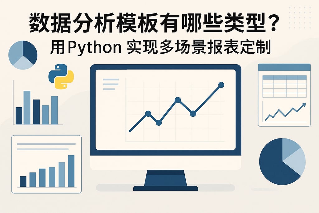 数据分析模板有哪些类型？用Python实现多场景报表定制
