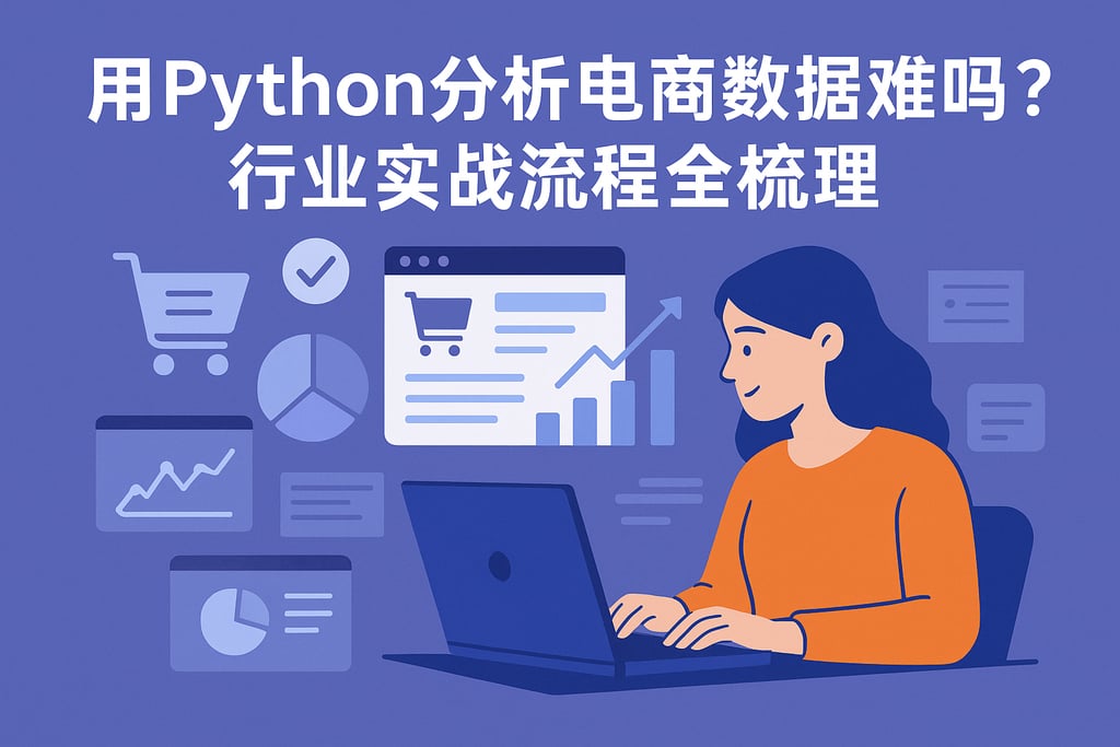 用Python分析电商数据难吗？行业实战流程全梳理