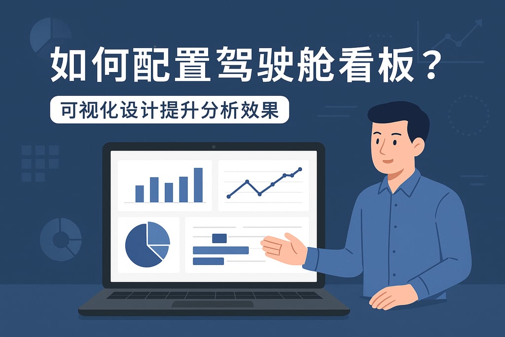 如何配置驾驶舱看板图表？可视化设计提升分析效果