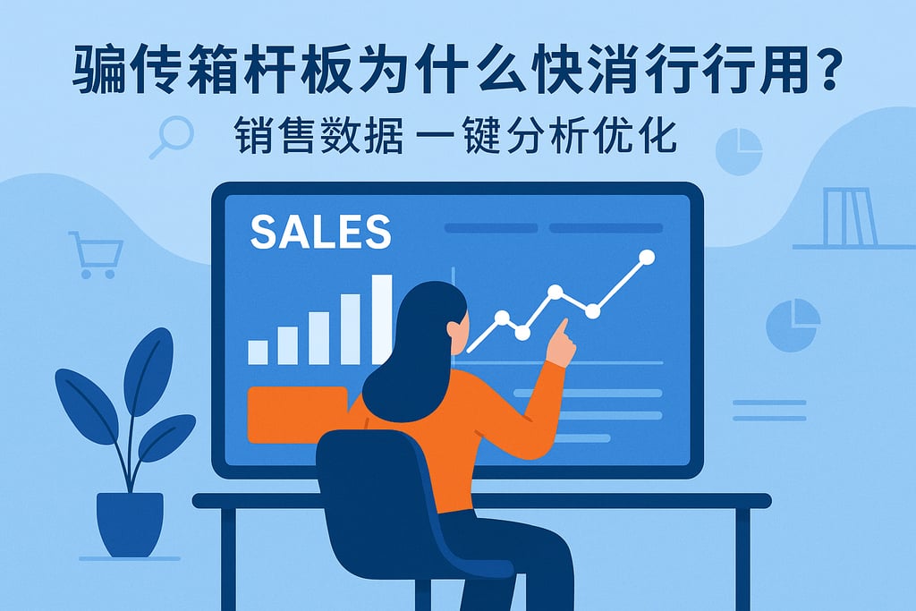 驾驶舱看板为什么适合快消行业？销售数据一键分析优化