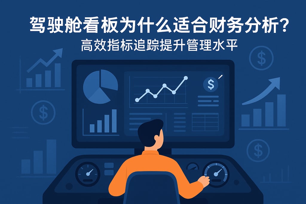 驾驶舱看板为什么适合财务分析？高效指标追踪提升管理水平