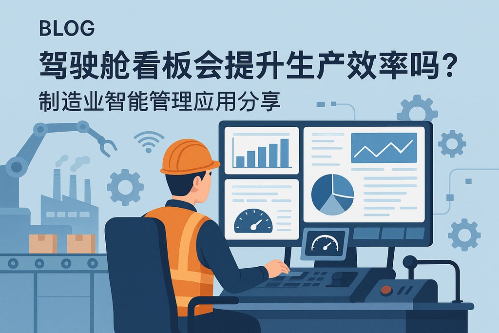 驾驶舱看板会提升生产效率吗？制造业智能管理应用分享