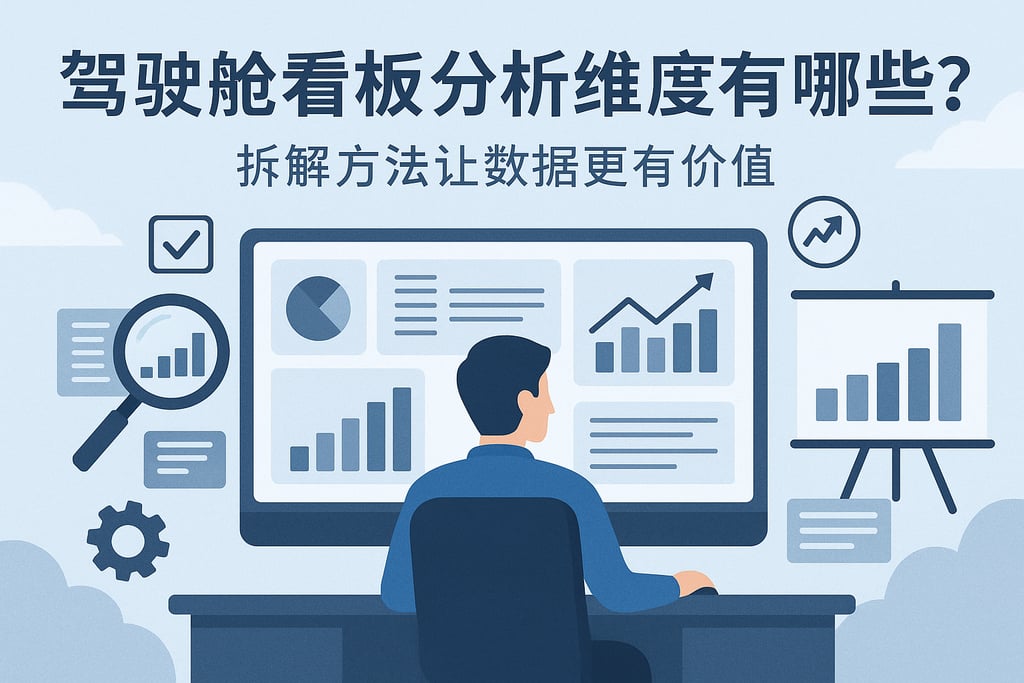 驾驶舱看板分析维度有哪些？拆解方法让数据更有价值
