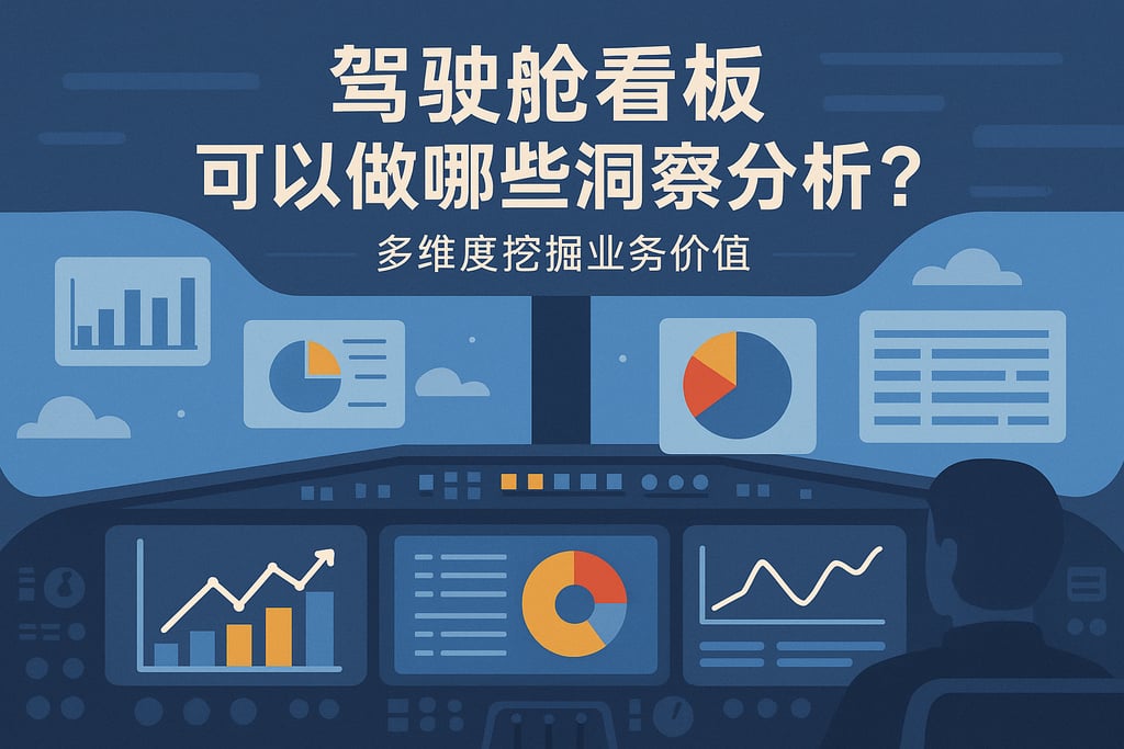 驾驶舱看板可以做哪些洞察分析？多维度挖掘业务价值