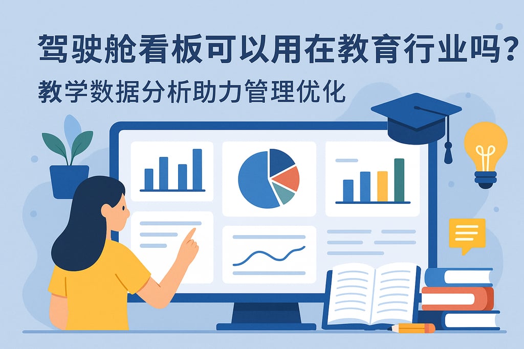 驾驶舱看板可以用在教育行业吗？教学数据分析助力管理优化