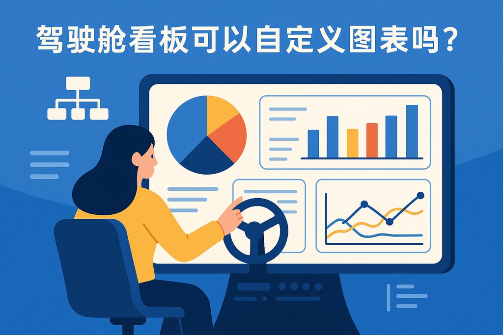 驾驶舱看板可以自定义图表吗？满足多层级数据展示需求