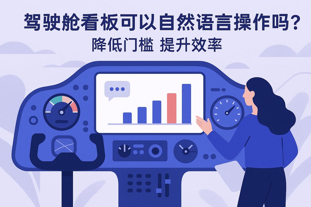 驾驶舱看板可以自然语言操作吗？降低门槛提升效率
