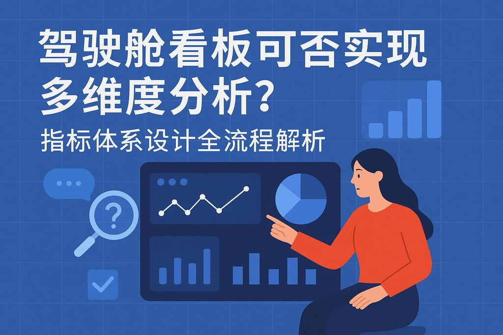 驾驶舱看板可否实现多维度分析？指标体系设计全流程解析
