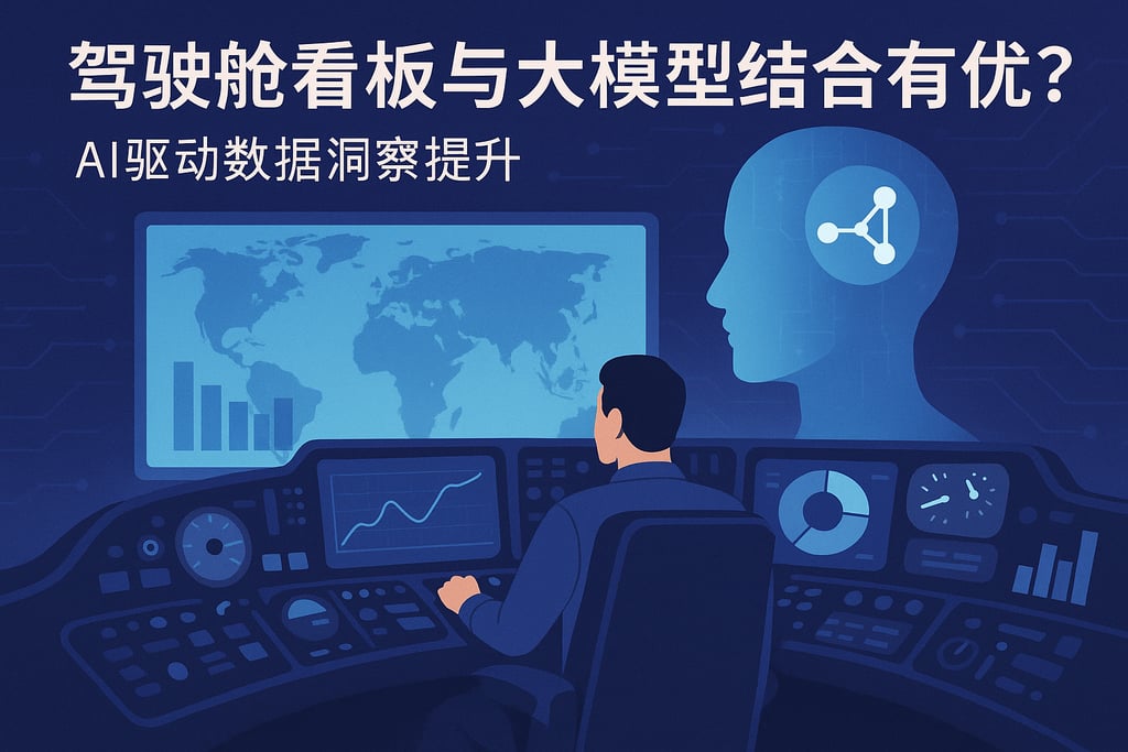 驾驶舱看板和大模型结合有何优势？AI驱动数据洞察提升