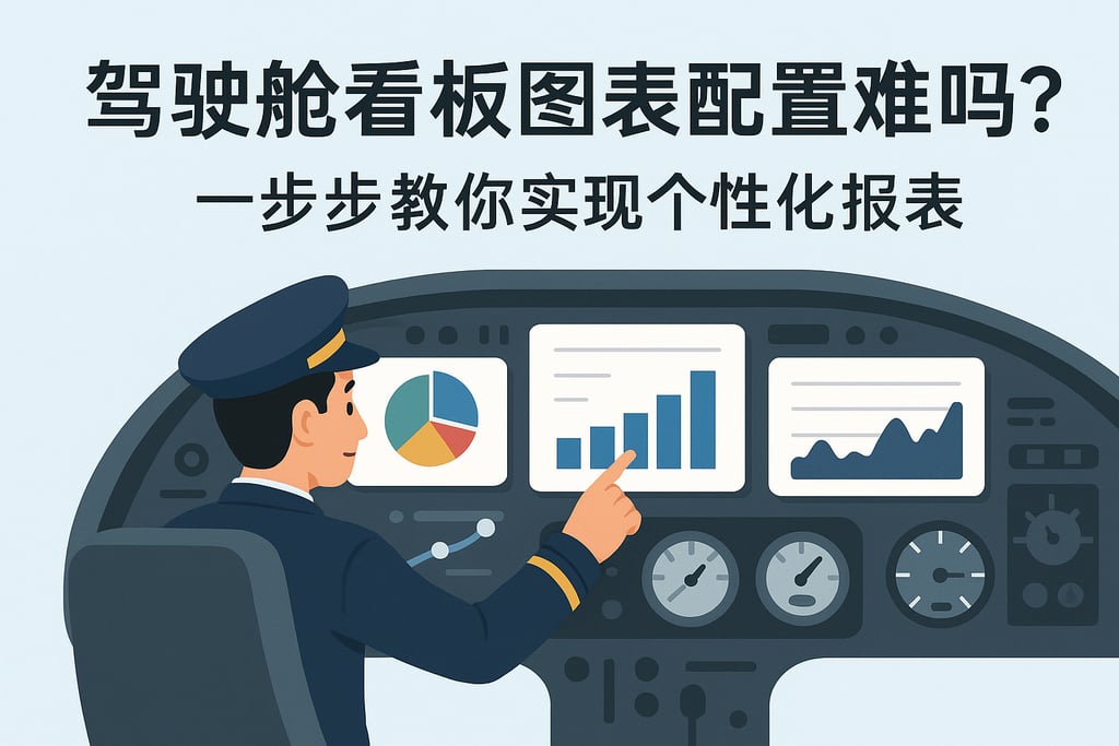 驾驶舱看板图表配置难吗？一步步教你实现个性化报表