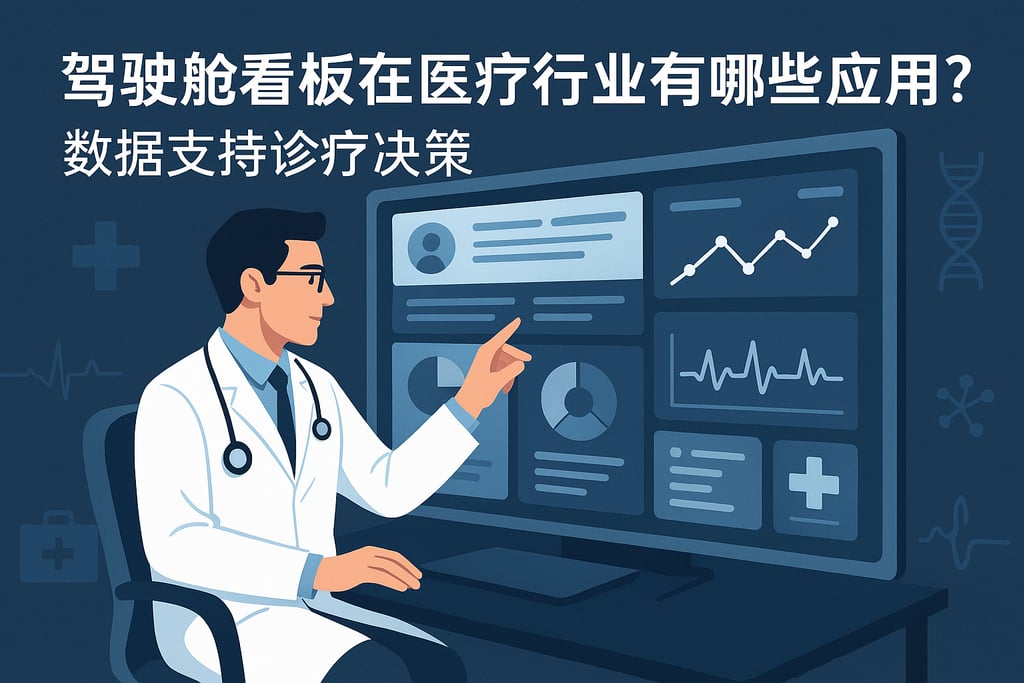 驾驶舱看板在医疗行业有哪些应用？数据支持诊疗决策