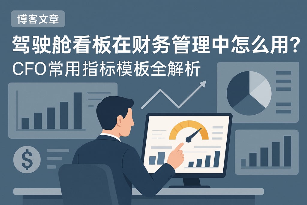 驾驶舱看板在财务管理中怎么用？CFO常用指标模板全解析